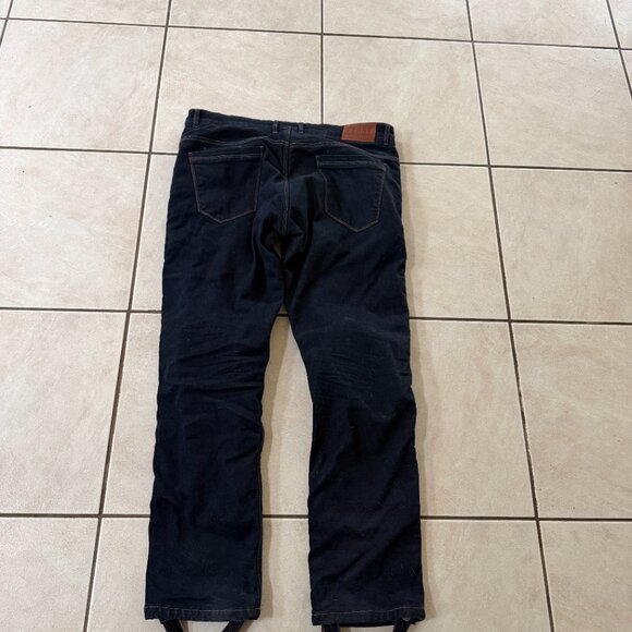 First Sz. 38x32 AAA Men's Motorcycle Riding Denim Pants Armoured Kevlar Cordura - Picture 6 of 9